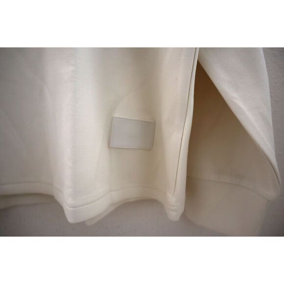 VEILED New York Women's Sz S Ivory Mock Neck Lounge Sweatshirt - Picture 6 of 13